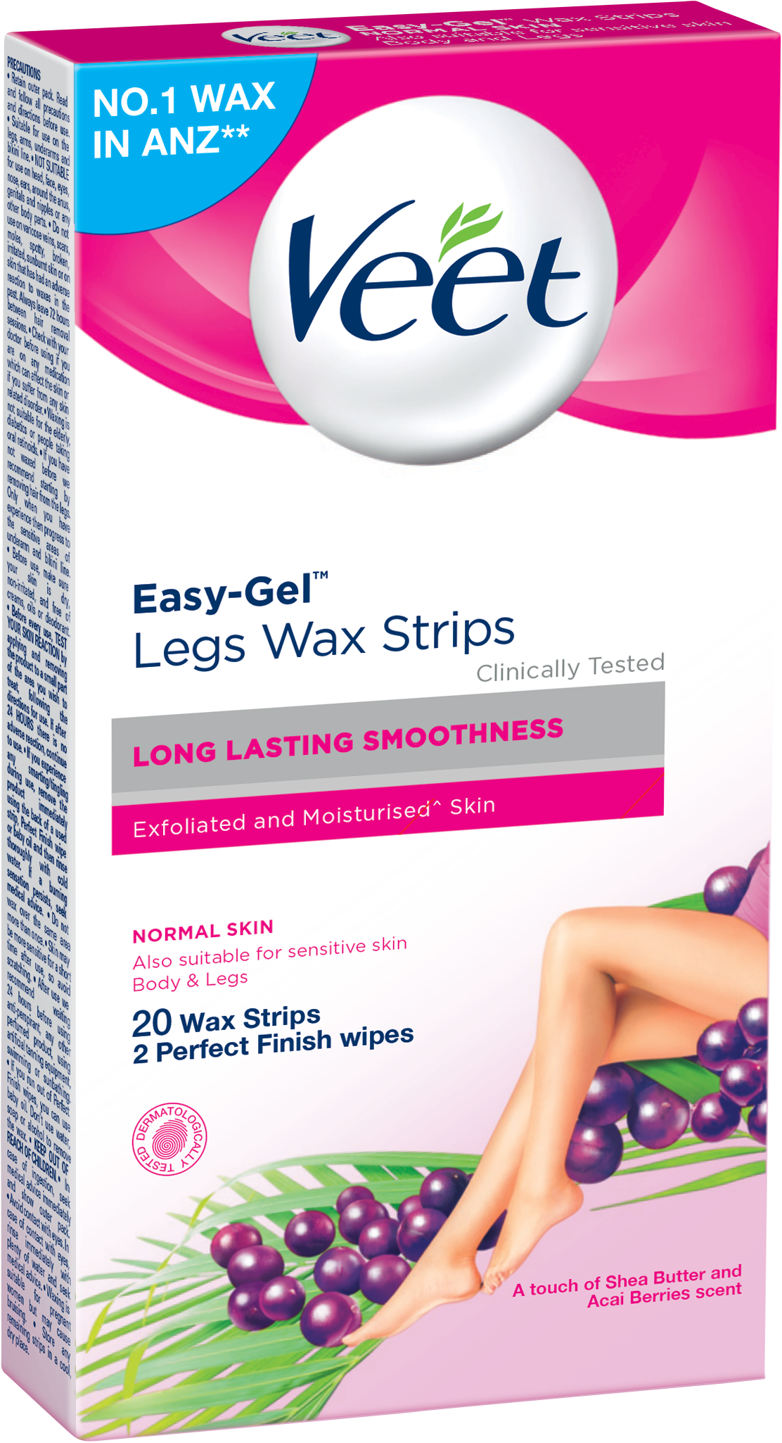 Legs wax store strips